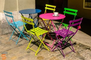 Colourfull Tables and Chairs